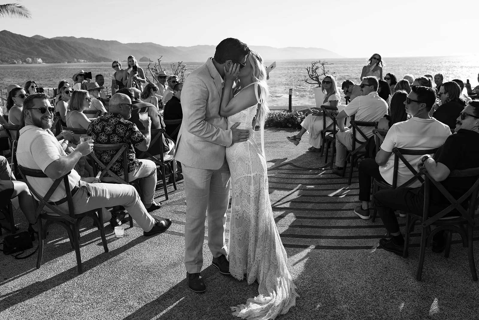 Boda en el acantilado en Casa Karma, Puerto Vallarta, Jalisco, México