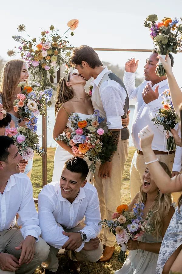 Boda en la playa en Don Pedro's Palapa, Sayulita, Nayarit, México