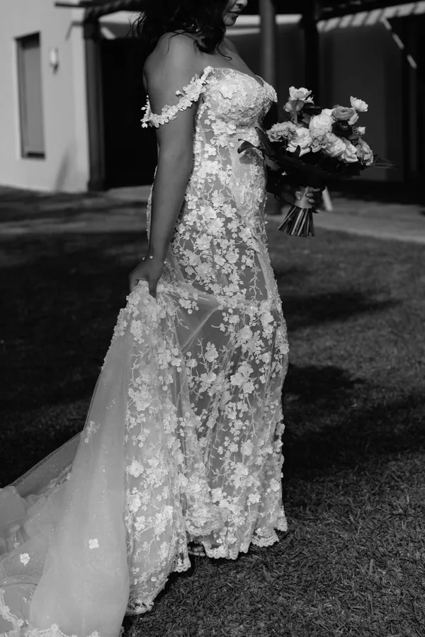 Luxurious Wedding dress Galia Lahav Punta Mita Mexico
