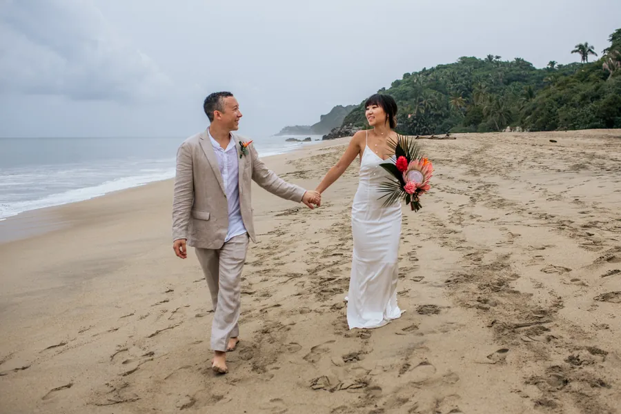 Luxurious Wedding dress Galia Lahav Sayulita Mexico