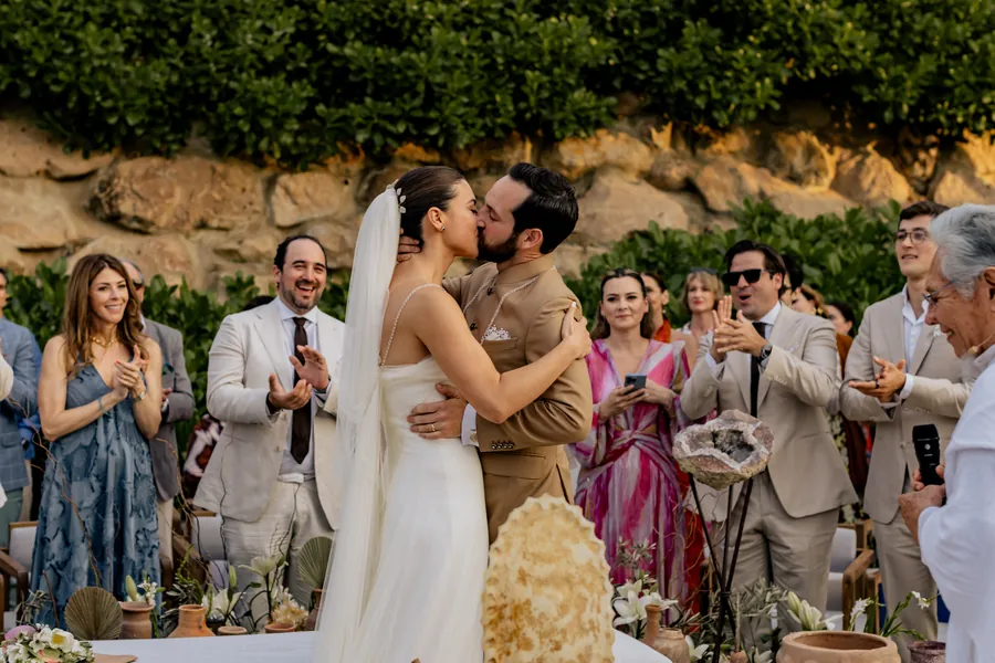 Wedding ceremony setup at Papelillo in Punta Mita, Mexico
