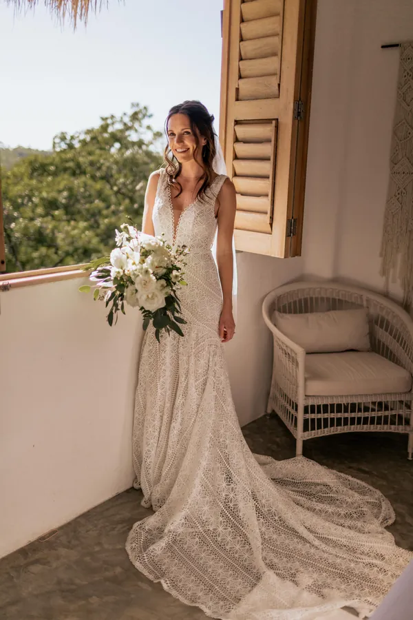 Bride Getting Ready Villa Valentin Sayulita