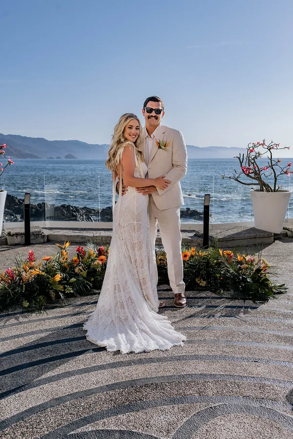Clifftop wedding at Casa Karma in Puerto Vallarta, Jalisco, Mexico