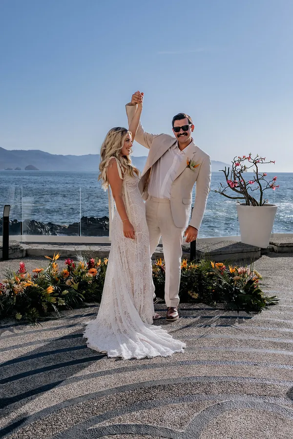 Clifftop wedding at Casa Karma in Puerto Vallarta, Jalisco, Mexico