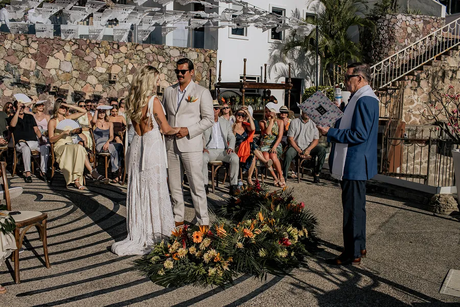 Clifftop wedding at Casa Karma in Puerto Vallarta, Jalisco, Mexico