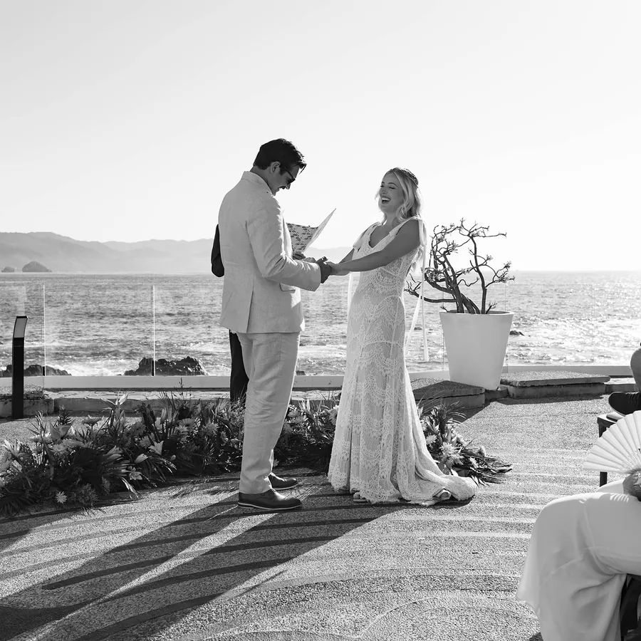 Clifftop wedding at Casa Karma in Puerto Vallarta, Jalisco, Mexico