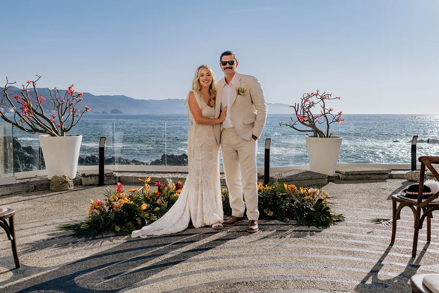 Clifftop wedding at Casa Karma in Puerto Vallarta, Jalisco, Mexico